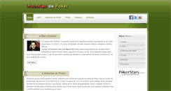 Desktop Screenshot of historiasdepoker.com
